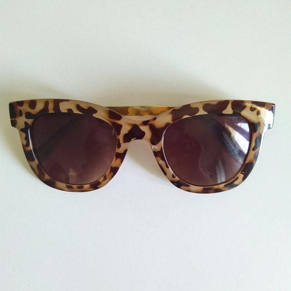 *SALE* Leopard Cat Eyes Sunglasses Safari Animal Print - Picture 7 of 7